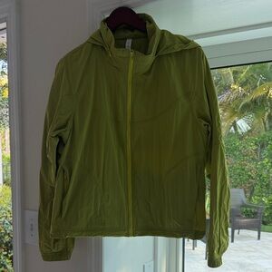 Lululemon Green Hooded Jacket